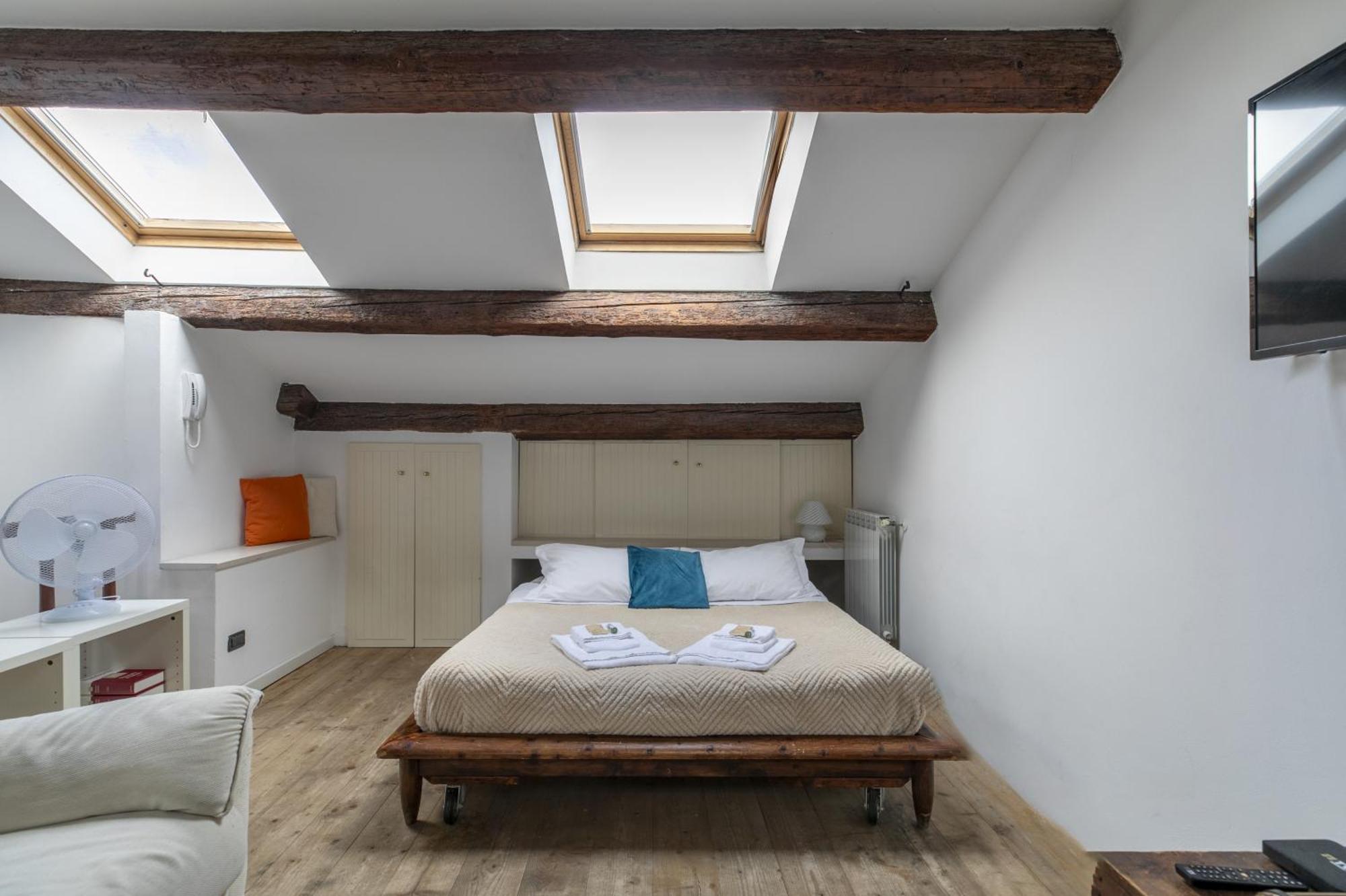 Nice Lovely Attic For 4 Person With Wifi - A/C Veneza Exterior foto