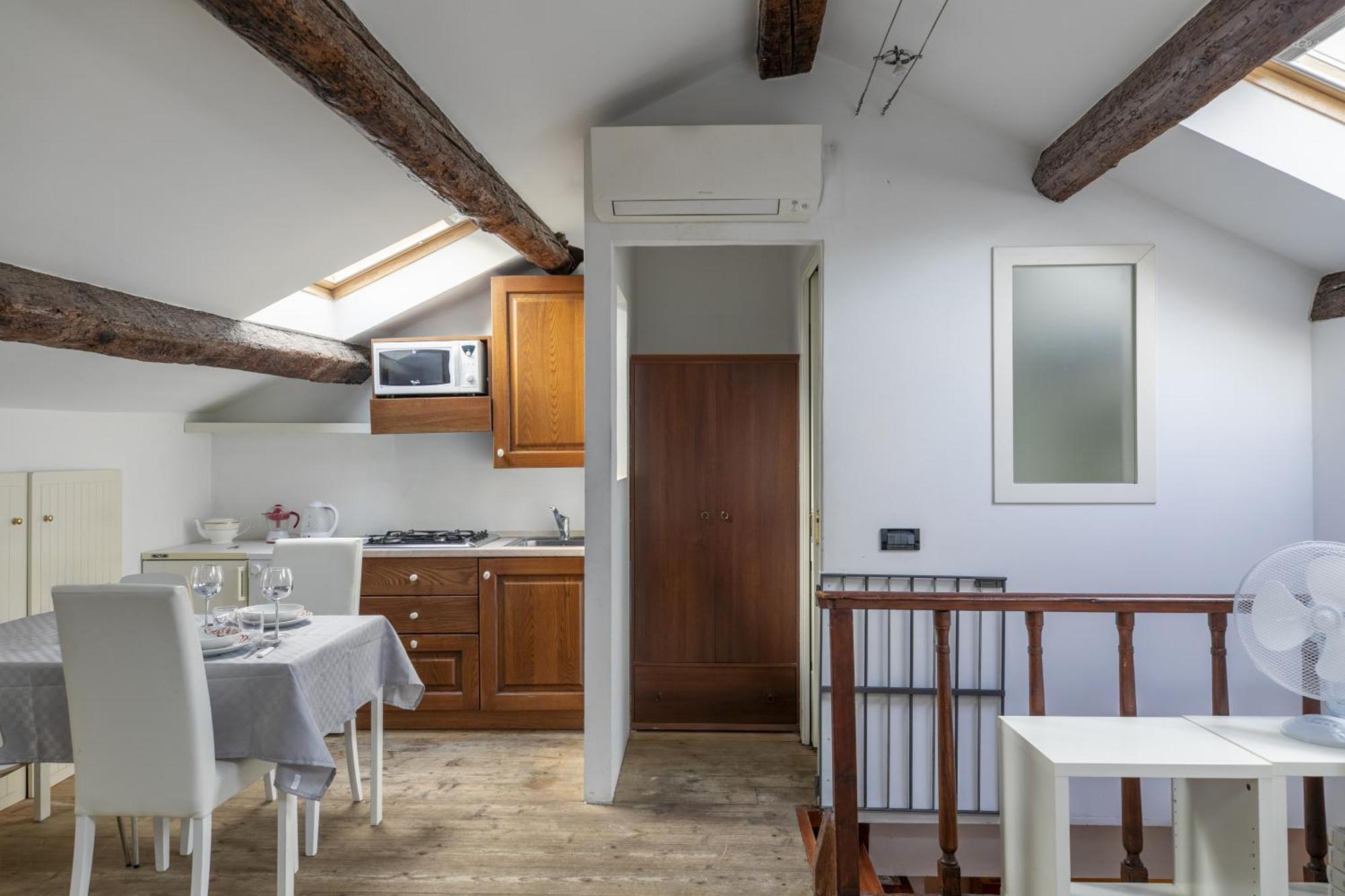 Nice Lovely Attic For 4 Person With Wifi - A/C Veneza Exterior foto